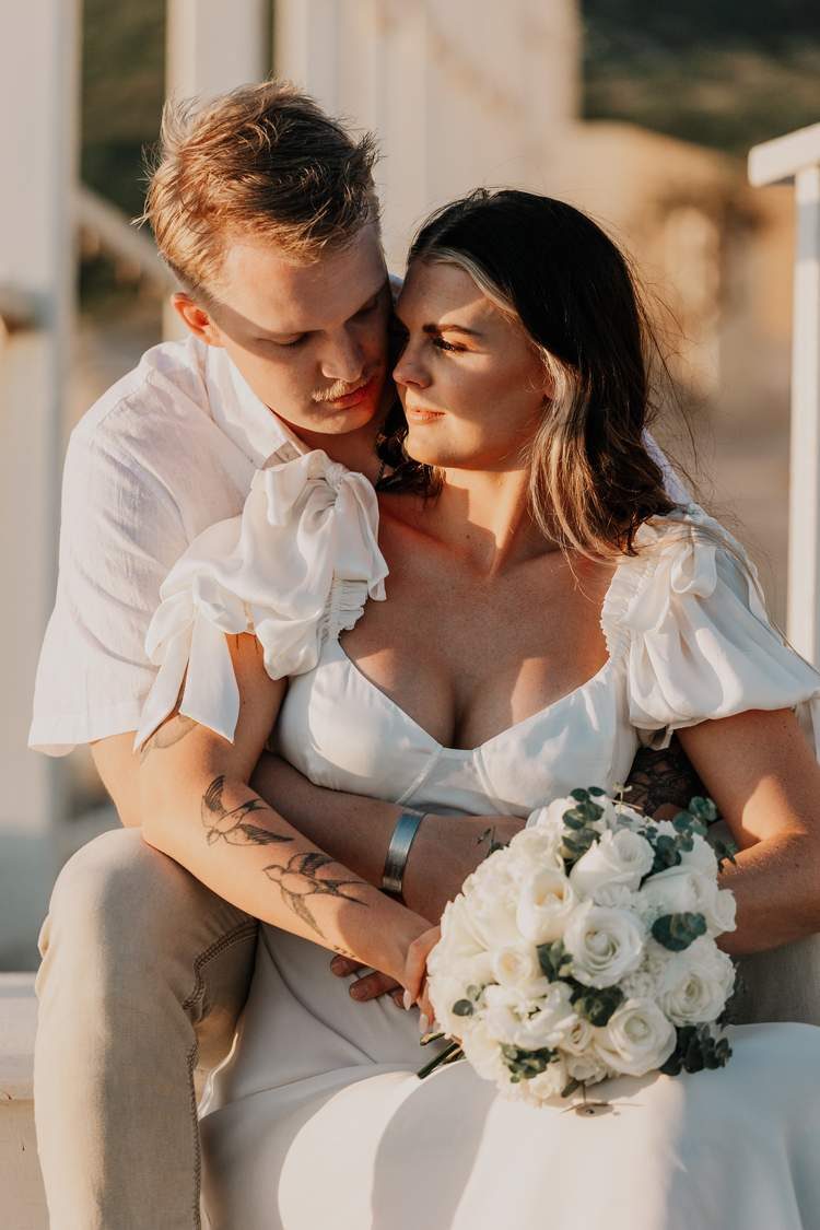 Couple golden hour portrait Cabo — Ana Badillo Photography